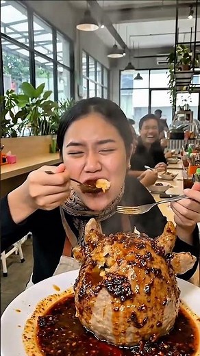 Try the sensation of eating spicy jumbo meatballs! #jumbomeatballs #eat #uniqueculinary #shortsfe...