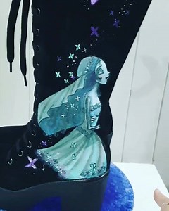 3.9K views · 72 reactions | Corpse bride boots Available on link below | Groovy shoes/ accessories & unique art | Facebook