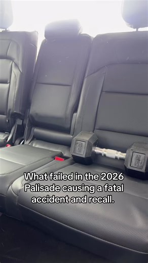 This is a Lincoln navigator, but I’m showing what probably failed in the Hyundai Palisade recall. If you drive a 2026 please use extreme caution and contact your local dealer about next steps.
