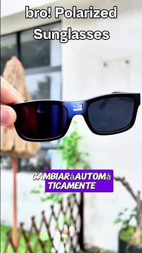 Ultralight Auto-Tint Sunglasses with UV Shield & Grip Tech! #paleshy