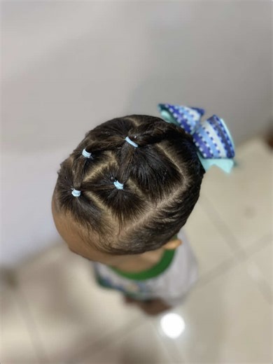 Mais uma ideia de penteado para escola 📚 #penteadoescolar #penteado #penteadosfaceis #penteadosimples #penteadoinfantil