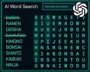 AI Word Search by Gamefroot Dan