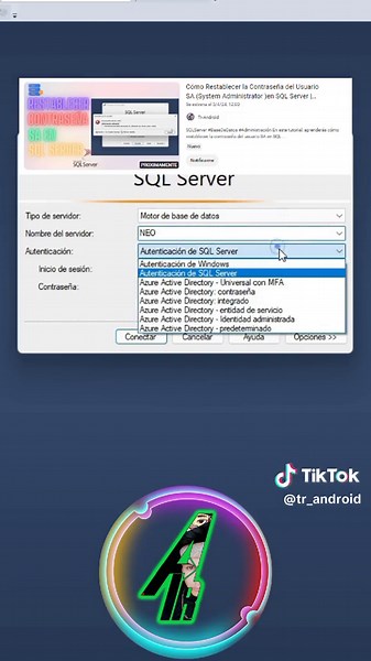 Restablecer Contraseña del Usuario SA en SQL Server