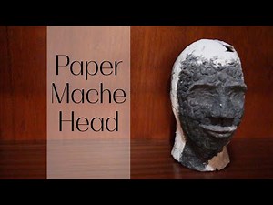 Paper Mache Head Sculpture