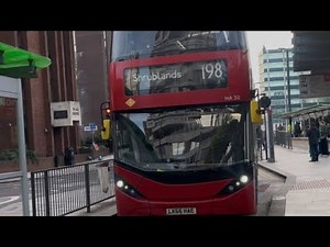 CROYDON SPECIAL! Journey On The London Bus Route 198 | LK66HAE | HA30 | Arriva London | E400 City