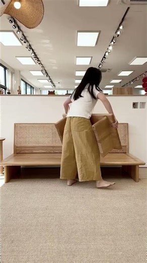🪑✨【木製プルアウトソファ＋収納付きローテーブル】理想のリビングセットを徹底解剖！#tiaro #home #homedecor #sofabed #sofa
