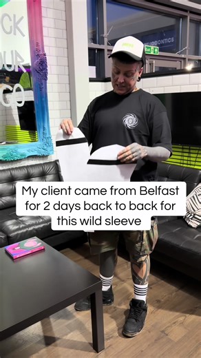 Incredible Tattoo Transformation: A Two-Day Sleeve Journey