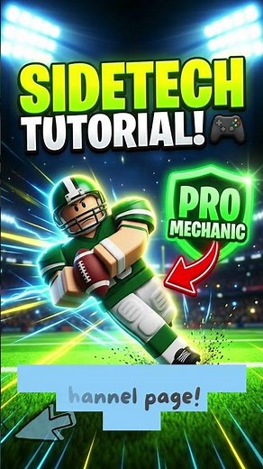 HOW TO SIDETECH LIKE A PRO IN ROBLOX FOOTBALL! 🏈⚡ (Ultimate Sidetech Tutorial) #f3xroblox #nfl