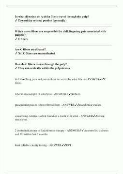 INBDE QUESTIONS AND ANSWERS WITH VERIFIED SOLUTIONS GRADED A NEWLY UPDATED 20252026