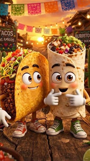 🌮 Taco vs. Burrito: The Ultimate Food Battle! 🌯