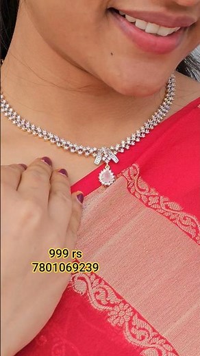 Shocking Price! 1 Gram Diamond Replica Necklace 💎 | Budget Luxury Review | #shorts #trending