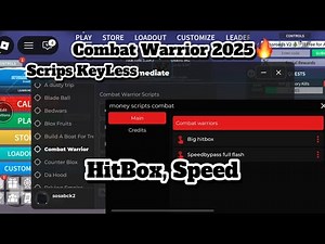 *BEST* Combat Warriors 2025 SCRIPT (KEYLESS) ( Hit Box , Speed )