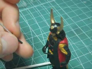 Building and painting a Tamiya samurai figure part 2