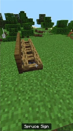 minecraft Chair build hack #shorts #minecraftshorts