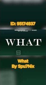 What By Spu7Nix #geometrydash