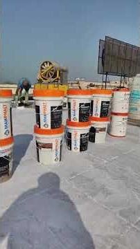 Cementitious & Heat Reflective Coating | Mak Crete MWP + Envirocool | CPWD ITO Delhi