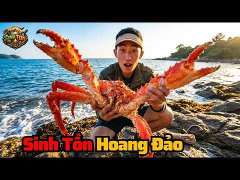 Sinh Tồn Trên Đảo Hoang Ngày Đầu Đã Bắt Được Cua Hoàng Đế Khổng Lồ Ngoài Sức Tưởng Tượng