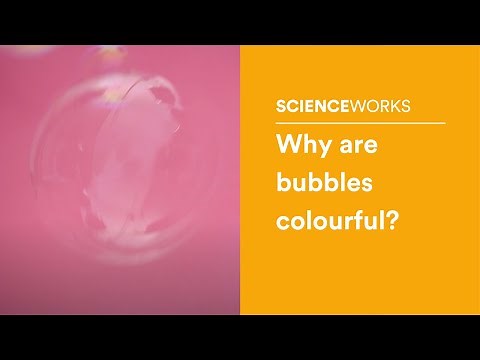 Why are bubbles colourful?