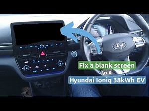 How to fix a blank screen on a Hyundai following a navigation software update