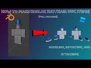 How to Make Roblox UGC Hat/Hair! (FULL PROCESS!) | Roblox UGC