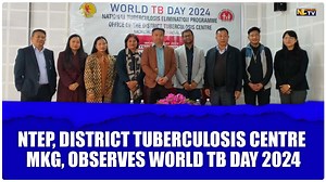 The National Tuberculosis Elimination Programs, Office of the District Tuberculosis Centre, Mokokchung commemorated World Tuberculosis Day on March 24, with a theme of "Yes we can end TB." Held at the Chief Medical Office conference hall, the event was graced by NCS, Deputy Commissioner and Chairman of District Health Society, Mokokchung Thsüvisie Phoji, who praised the dedication of TB doctors and health service providers, calling them the unsung heroes of the human race. District TB Officer, D