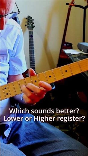 Lower or Higher Register? 🎸 Which Sounds Better?