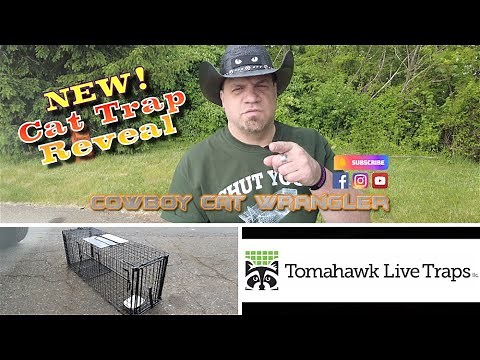 TNR Trap Neuter Return Feral Cat / Kitten Trap Demo of NEW Tomahawk Gt606 - 10% discount Code
