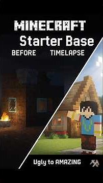 Minecraft simple Starter house #minecraft