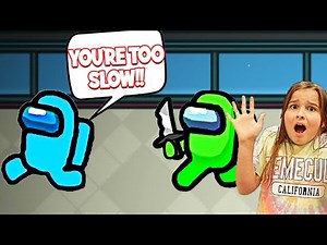 PLAYING AMONG US SUPER SLOW!!! (VERY HARD) | JKREW GAMING