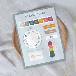 All About Today Chart: Printable Kids Daily Visual Schedule (PDF Download) - Etsy Canada