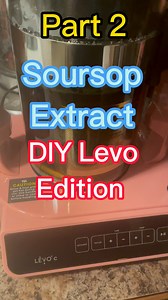 🌿 Part 2: Dive into the Magic of DIY Soursop Extract with the Levo Machine! 🍃 #SoursopExtract #DIYWellness #LevoMachine #HerbalInfusion After infusing soursop into a 70/30 glycerin/distilled water mix for 5 hours at 175 degrees, it's time for the next step! Let it cool for around 30 mins, then strain into your mason jar. Depending on whether you have any herb particles that slipped through, you might need to strain more than once. We blended soursop to a powder to capture all that natural good