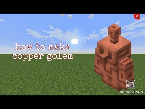 how to make copper golem in minecraft