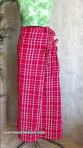 diy wrap skirt swing tutorial