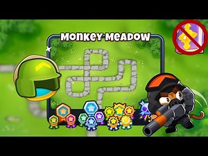 Monkey Meadow [Military Only] Guide | No Monkey Knowledge | BTD 6 (2023 Updated) 4K