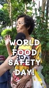 6.1K views · 226 reactions | SFA hits the streets to find out how safe people think our delicious food REALLY is! Psst… they gave us lots of juicy tips on food safety too. With World Food Safety Day coming up next week, it’s a good time to remind ourselves to practice good food safety measures to make sure our tummies stay happy and trouble-free! #foodsafety #safefood #worldfoodsafetyday | Singapore Food Agency (SFA) | Facebook