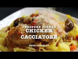 How to make chicken cacciatore in a pressure cooker | Easy recipe