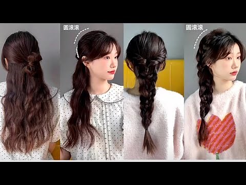 Cute & Easy Hairstyles🍭 Best Hairstyle Tutorial Korean styles for girls