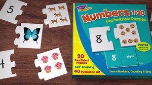 TREND ENTERPRISES, INC. Fun-to-Know® Puzzles: Numbers 1â€“20, multicolor