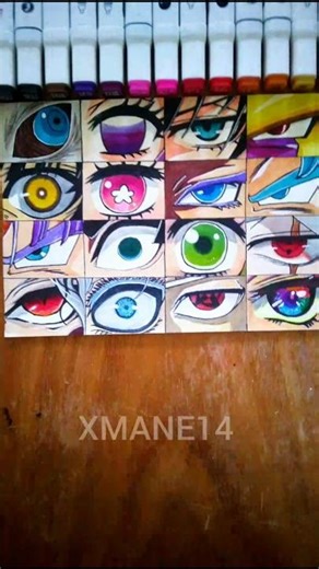96 Anime Eyes Across 6 Drawings — My Most Insane Art Project Ever!