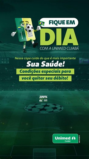 Fique em dia com a Unimed Cuiabá