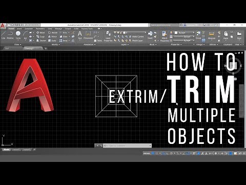 How to Trim Multiple Objects in AutoCAD | Extrim Command