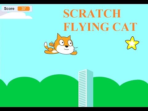 Scratch: Tutorial cara membuat game flying cat di aplikasi scratch