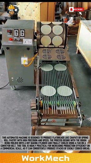 Review of the Latest Automatic Spring Roll Wrapper & Chapati Making Machine #SpringRollMachine