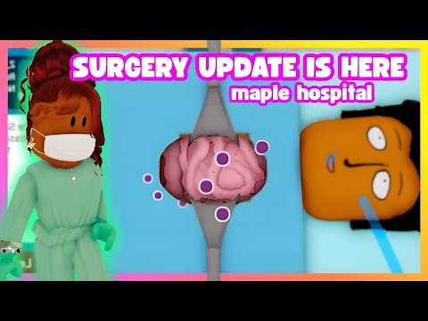 HOW TO BE A SURGEON ✂️ MAPLE HOSPITAL ROBLOX TUMOR SURGERY UPDATE