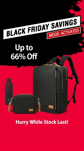 It’s that time again 👀 Black Friday mood: fully activated. If you been eyeing that sleek backpack... that soft hobo bag... that dreamy travel set — 👋 this is your sign from the shopping gods. 👜 Stylish totes that fit your whole life 🎒 Smart backpacks with secret pockets & laptop space 🧳 Travel sets built to survive airport chaos 💼 Hobo bags that scream “I got my life together” (even when you don’t 😅) Everything up to 66% OFF. No joke. Stock moving faster than your morning coffee hits. ☕⚡ 