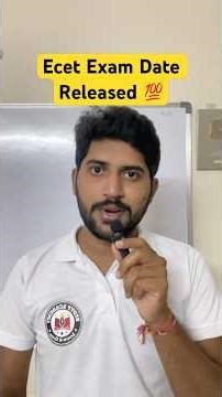 Tg Ecet exam date released