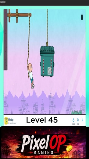 🧩 Plonky Level 45 Walkthrough ✅ | Hard Puzzle Solved! 🤯 #Shorts #plonkygame