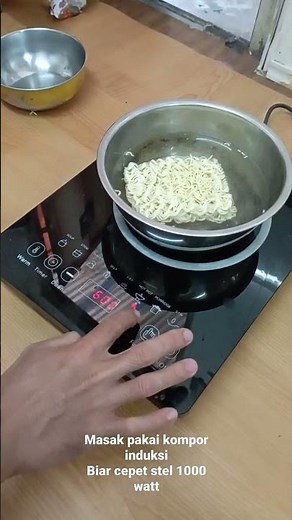 masak pakai kompor induksi