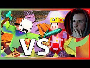 Dream VS Technoblade - Minecraft FIGHT Animation - Reaction #dream
