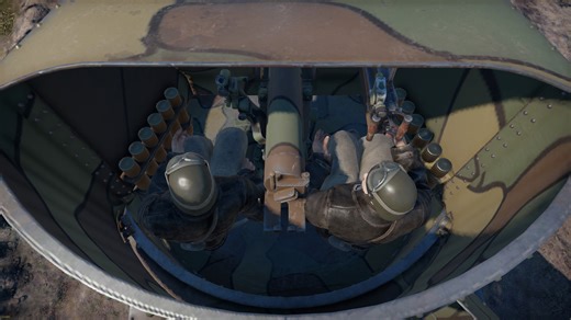 A7V uses WW2 German tanker models